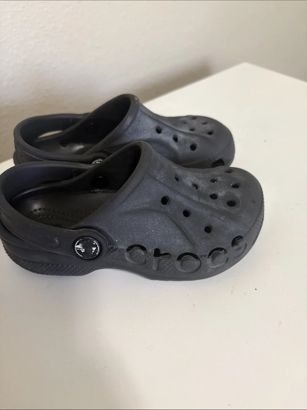CROCS Kids Black Classic Clog Sandals